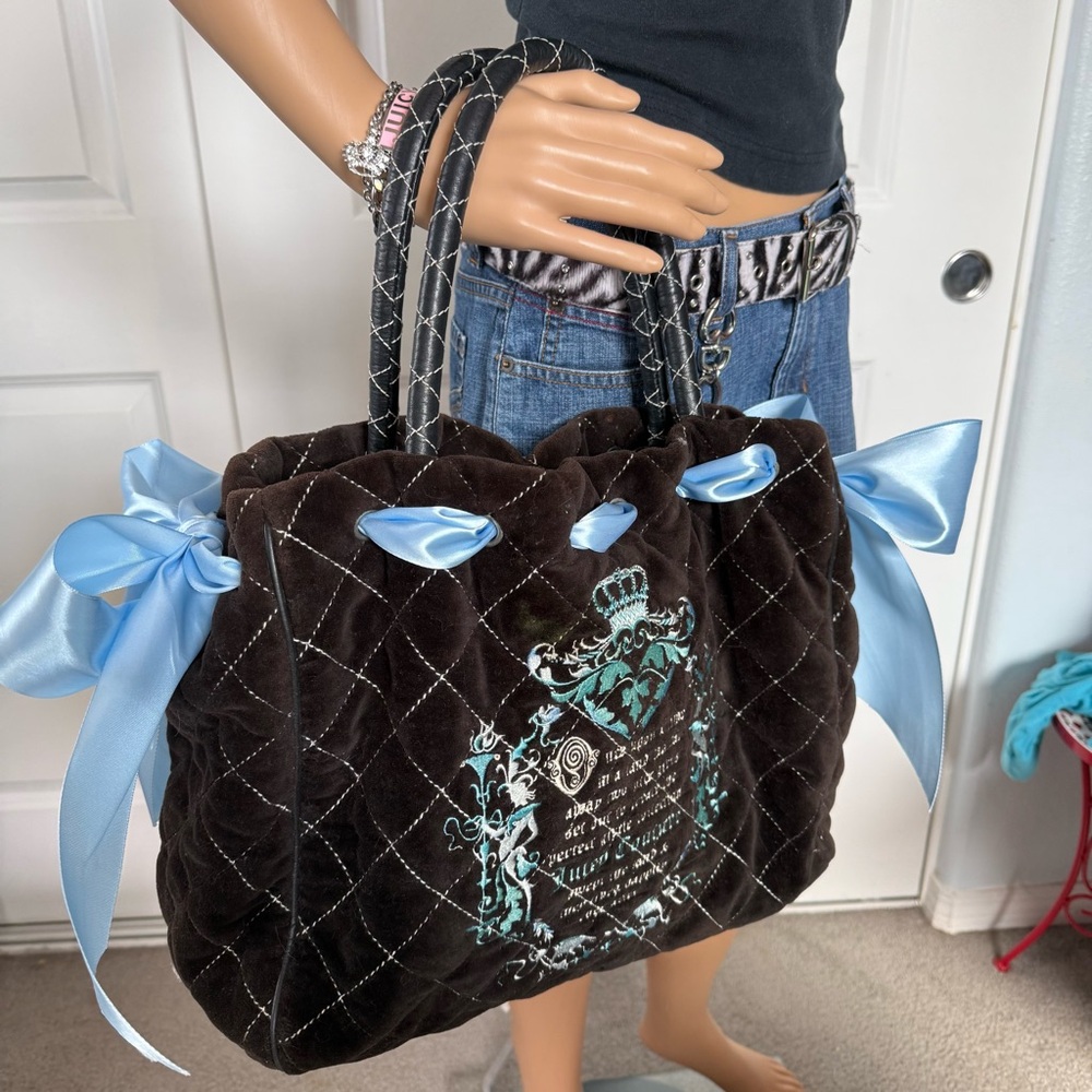 Custom Vintage Juicy Couture Brown and Blue Once Upon a Time Daydreamer - Picture 6 of 15